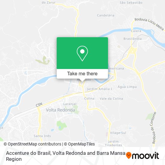 Accenture do Brasil map