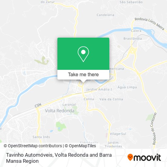 Mapa Tavinho Automóveis