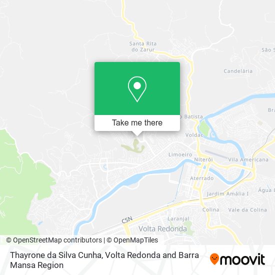 Thayrone da Silva Cunha map