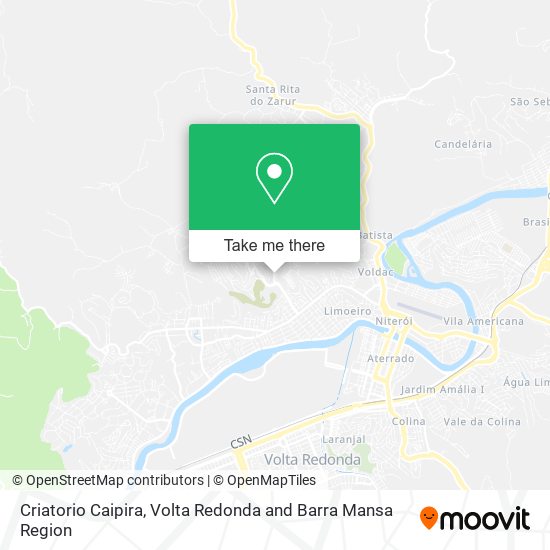Criatorio Caipira map