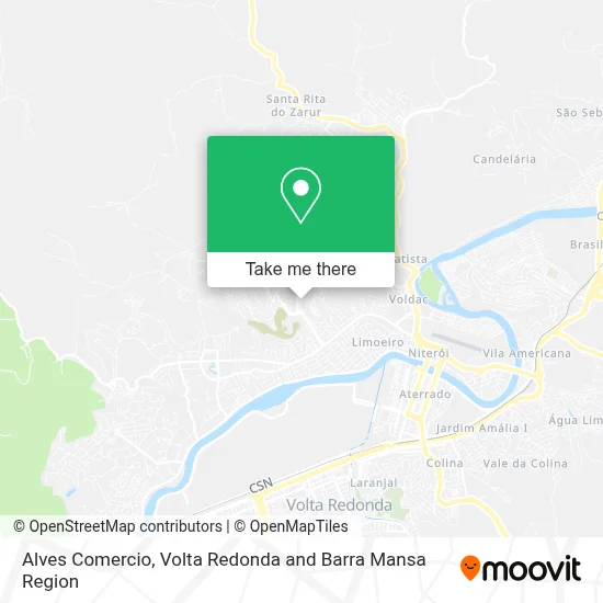 Alves Comercio map