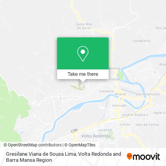 Gresilane Viana de Sousa Lima map