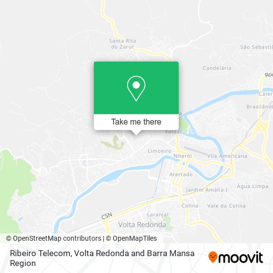 Ribeiro Telecom map