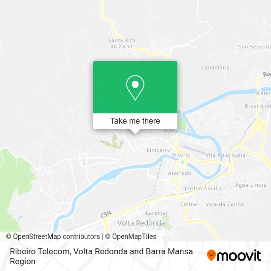 Ribeiro Telecom map