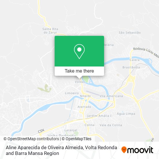 Mapa Aline Aparecida de Oliveira Almeida