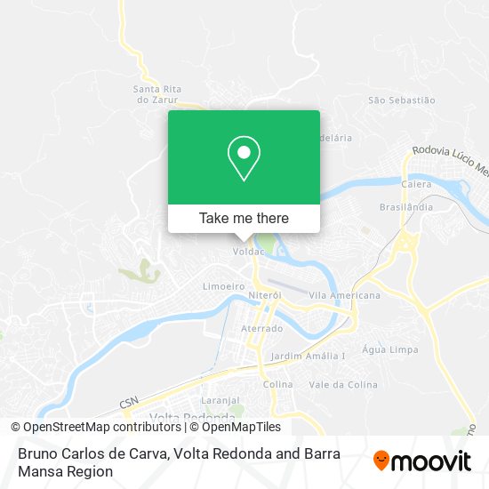 Bruno Carlos de Carva map