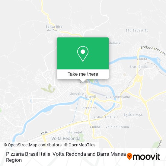 Pizzaria Brasil Itália map