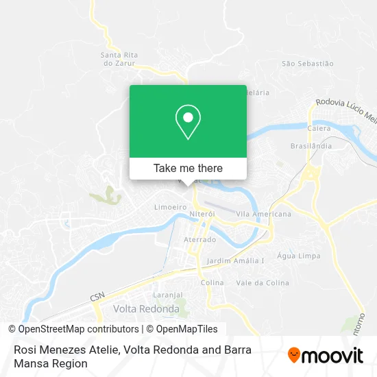 Rosi Menezes Atelie map