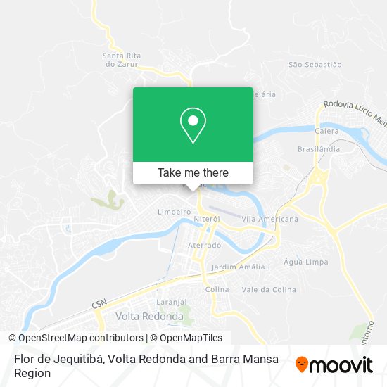 Flor de Jequitibá map