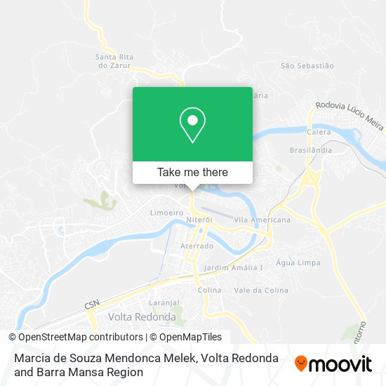 Marcia de Souza Mendonca Melek map