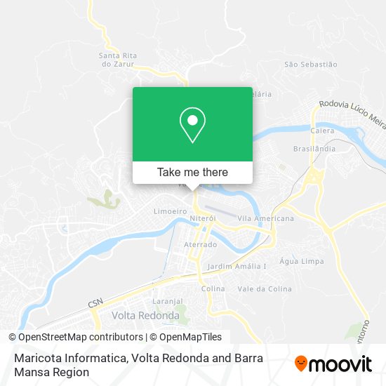 Maricota Informatica map