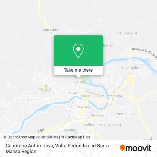 Mapa Capotaria Automotiva