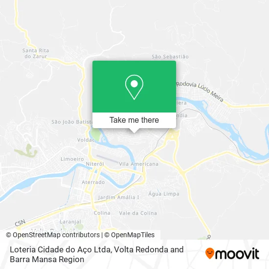 Loteria Cidade do Aço Ltda map
