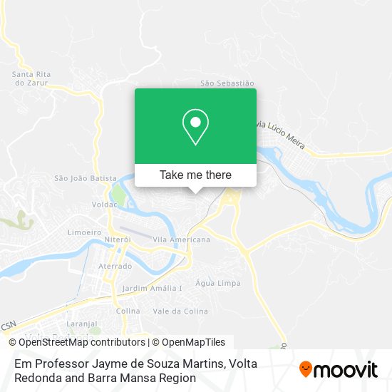 Em Professor Jayme de Souza Martins map