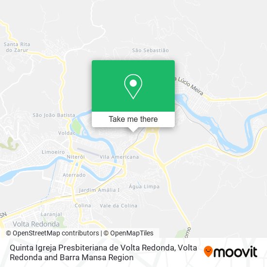 Quinta Igreja Presbiteriana de Volta Redonda map
