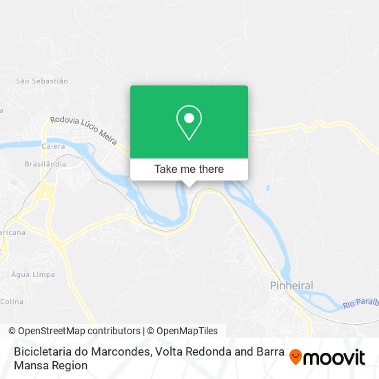 Bicicletaria do Marcondes map