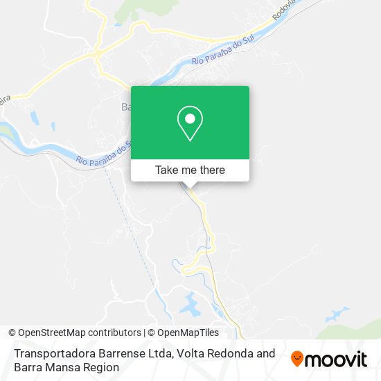 Mapa Transportadora Barrense Ltda