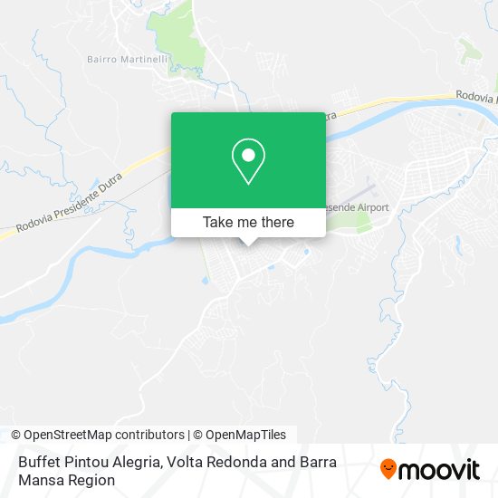 Mapa Buffet Pintou Alegria