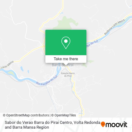 Sabor do Verao Barra do Pirai Centro map