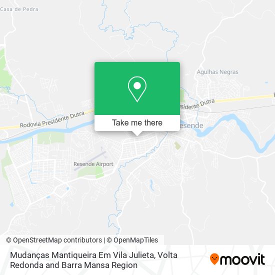 Mudanças Mantiqueira Em Vila Julieta map