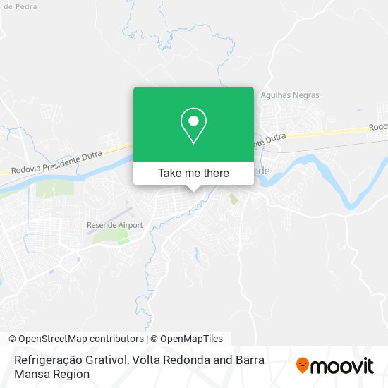 Refrigeração Grativol map