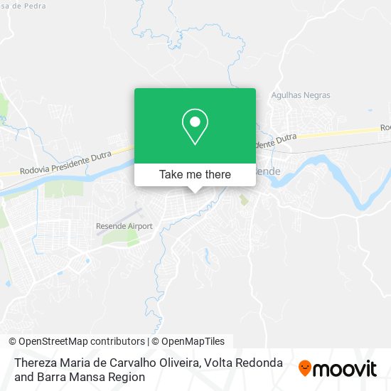 Thereza Maria de Carvalho Oliveira map