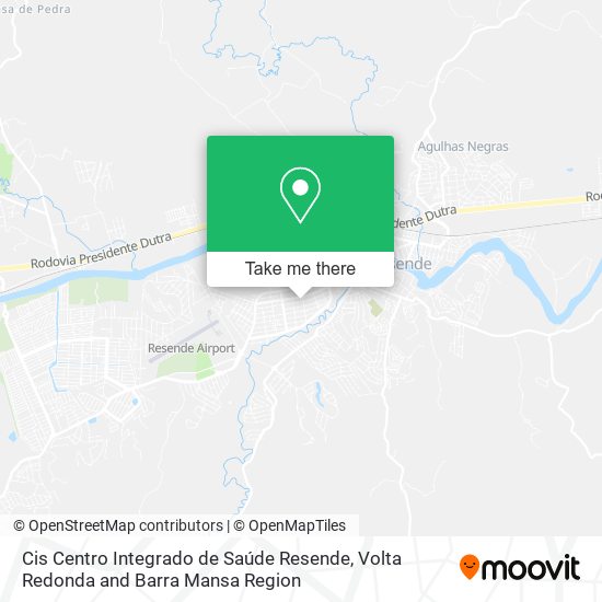 Cis Centro Integrado de Saúde Resende map