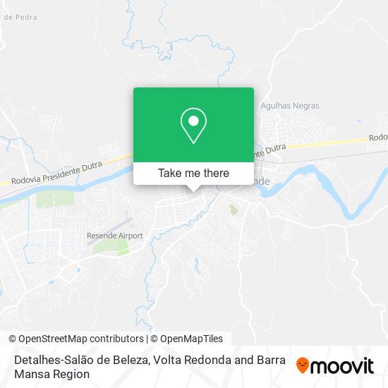 Detalhes-Salão de Beleza map