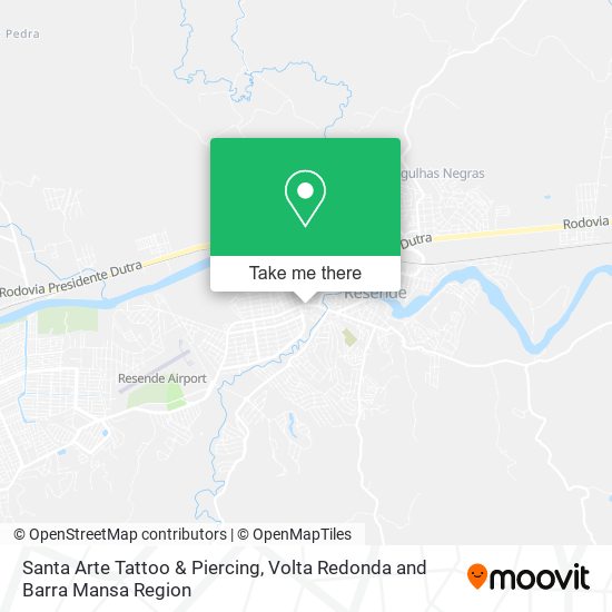 Mapa Santa Arte Tattoo & Piercing