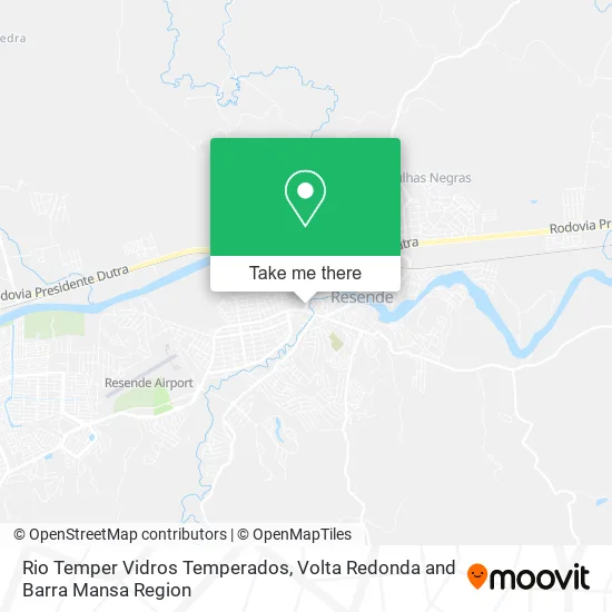 Rio Temper Vidros Temperados map