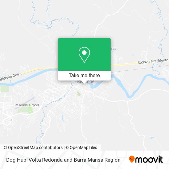 Dog Hub map