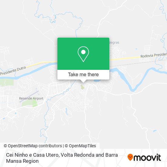 Cei Ninho e Casa Utero map