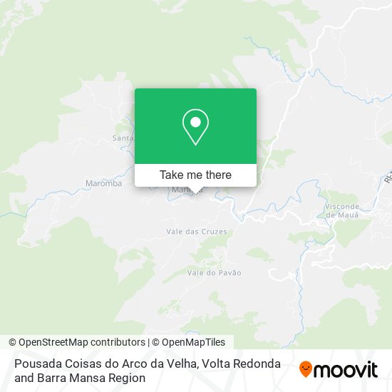 Pousada Coisas do Arco da Velha map