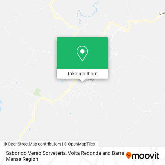 Sabor do Verao Sorveteria map