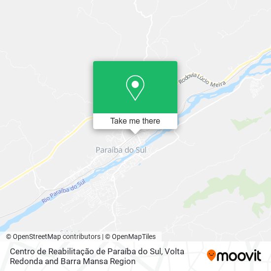 Centro de Reabilitação de Paraíba do Sul map