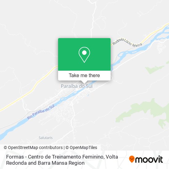 Formas - Centro de Treinamento Feminino map