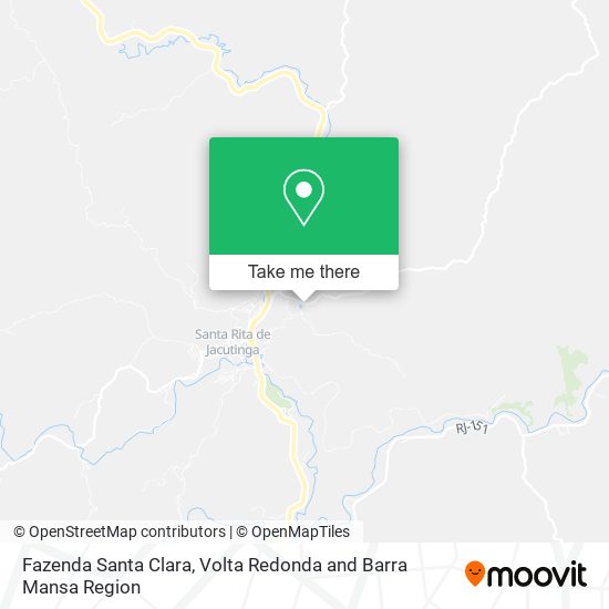 Fazenda Santa Clara map