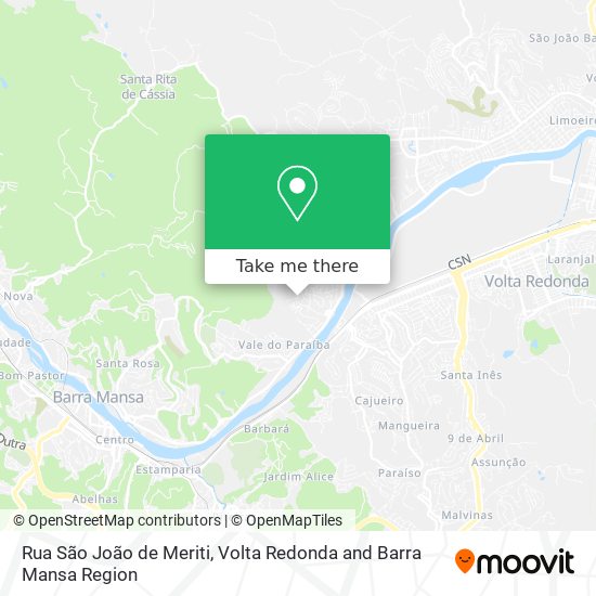 Rua São João de Meriti map