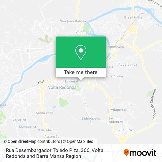 Rua Desembargador Toledo Piza, 366 map
