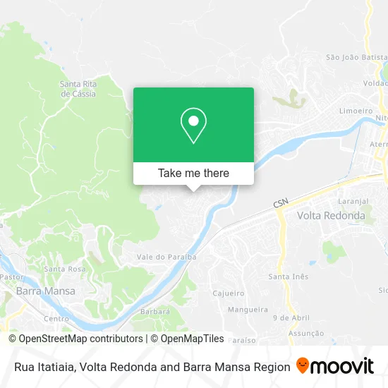 Rua Itatiaia map