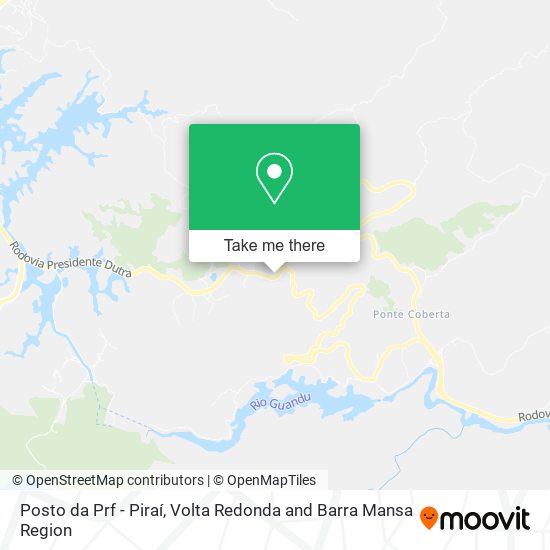 Posto da Prf - Piraí map