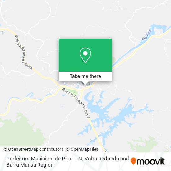 Prefeitura Municipal de Piraí - RJ map