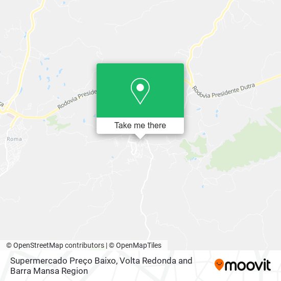 Supermercado Preço Baixo map