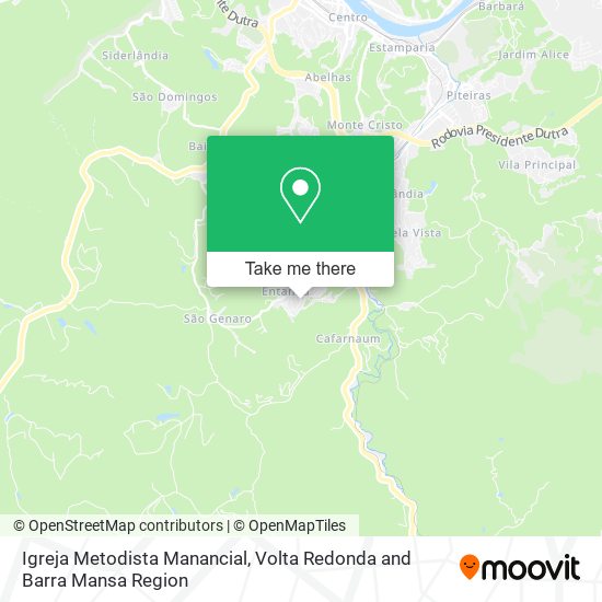 Igreja Metodista Manancial map