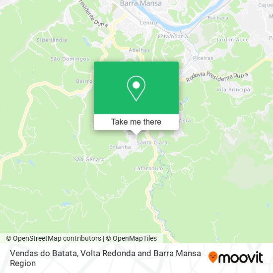 Vendas do Batata map