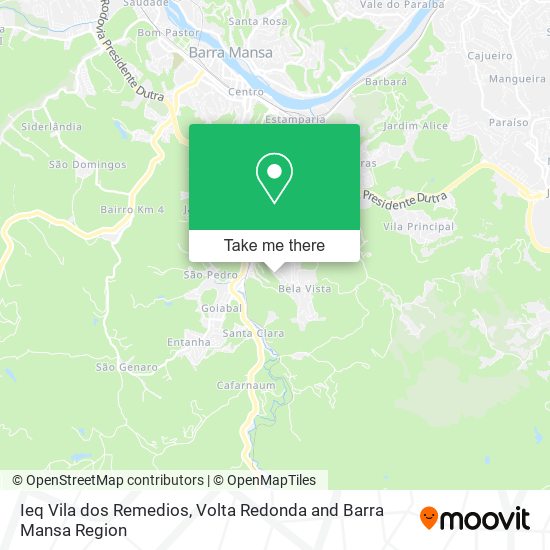 Ieq Vila dos Remedios map