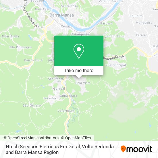 Htech Servicos Eletricos Em Geral map