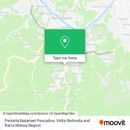 Peixaria Natanael Pescados map