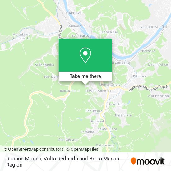 Rosana Modas map