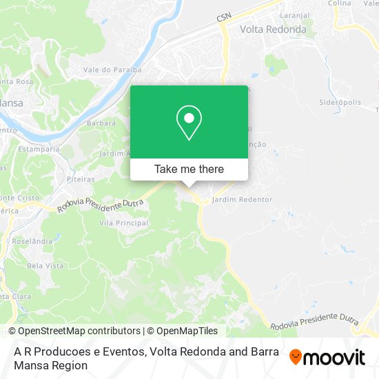 A R Producoes e Eventos map